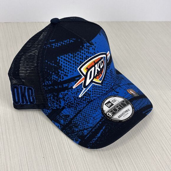 New Era 9Forty A-Frame Oklahoma City Thunder OKC NBA Tip Off Hat Snapback NEW - Picture 4 of 6